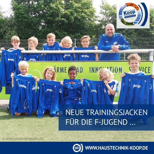 NEUE TRAININGSJACKEN FÜR DIE F-JUGEND ...